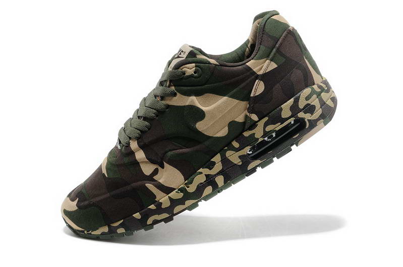 Air Max 87 Chaussures Hommes Jungle numerique camouflage vert armee (3)